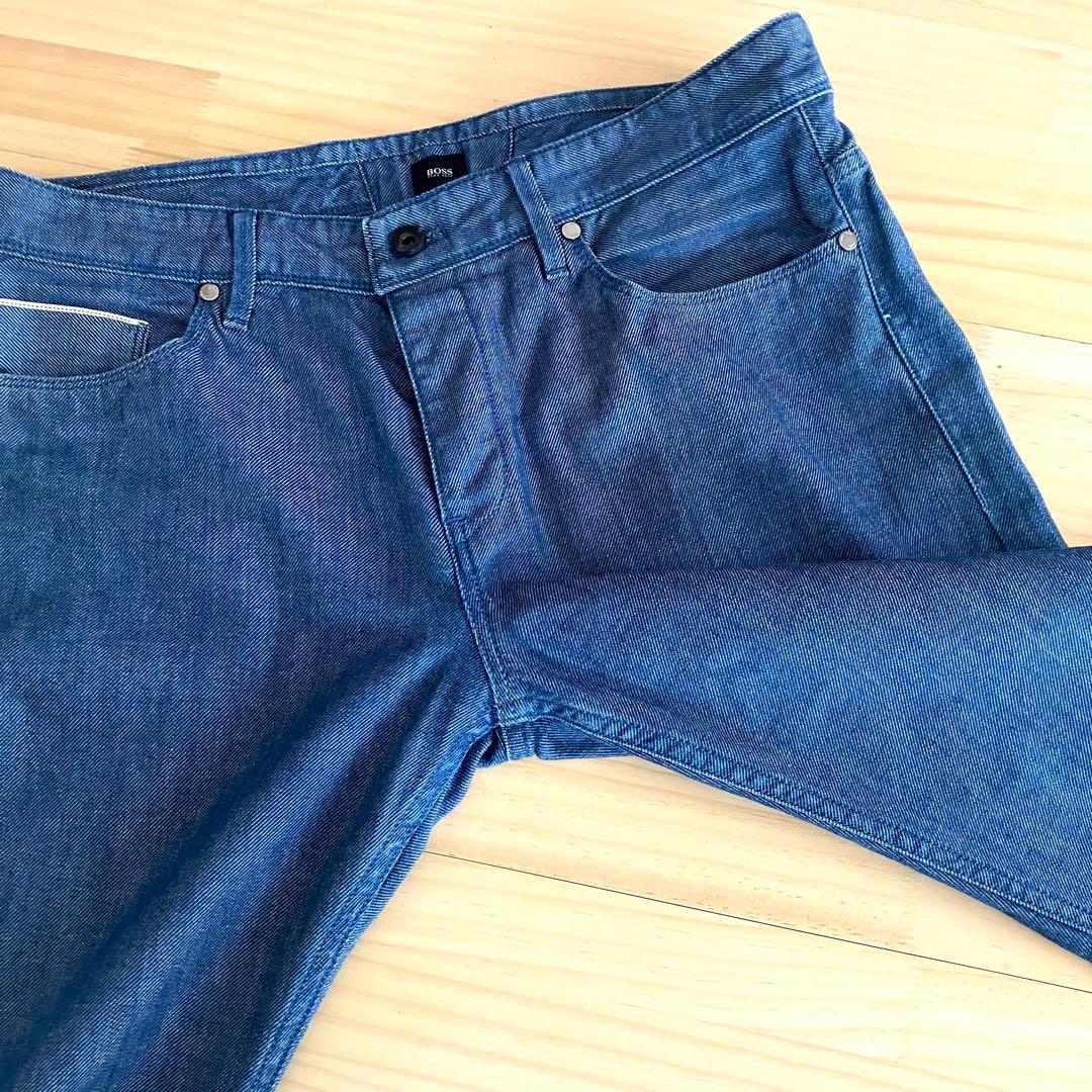 未使用 HUGO BOSS ストレッチデニム DELAWARE 35 XL相当 未使用 HUGO BOSS ストレッチデニム DELAWARE 35 XL相当