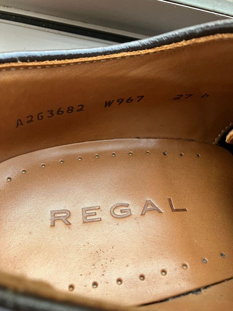 REGAL ブローグシューズ A263682 27 cm ブラウン