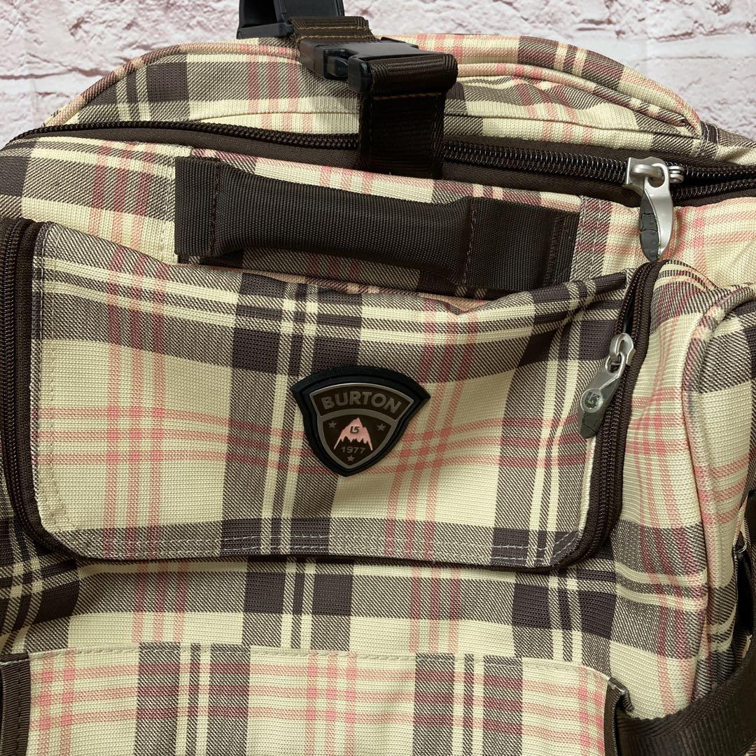 BURTON バートン　キャリーバッグ　　キャリーケース　チェック柄　2輪