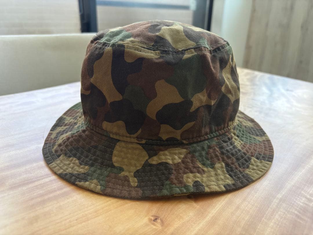 STUSSY 迷彩柄 バケットハット L/XL カモフラ