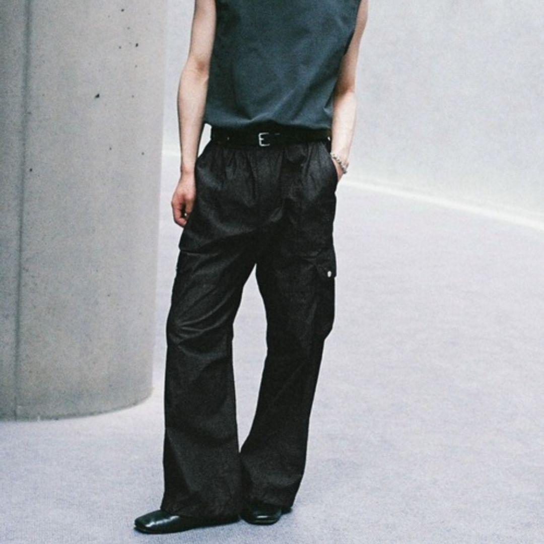 【タグ付き】C/N WASHER CURVED FLARE WIDE CARGO