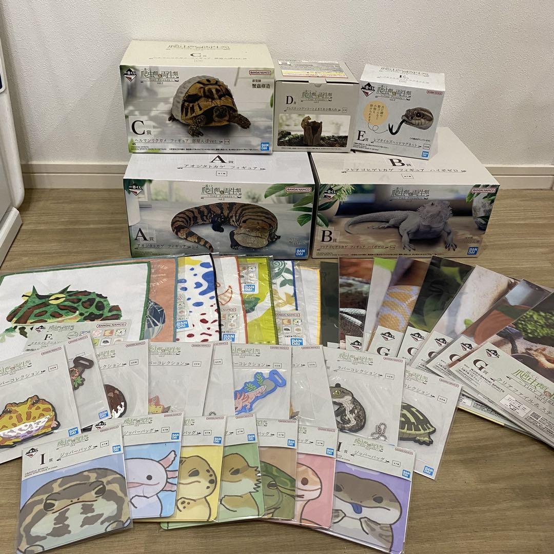 爬虫類&両生類　~Tiny Friend~ vol.2 一番くじ　まとめ売り 一番くじ 爬虫類＆両生類～Tiny Friends～vol.2｜一番くじ倶楽部