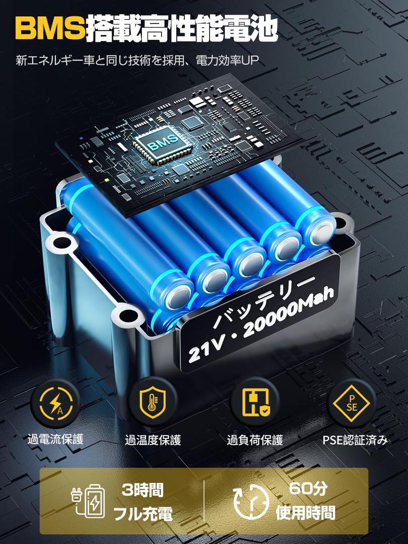 コードレス　高圧洗浄機　充電式　掃除機　 ※マキタ　バッテリー対応可　750W