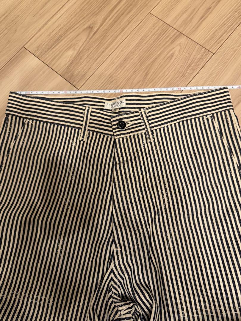 atlast butcher products パンツ ヒッコリー 30