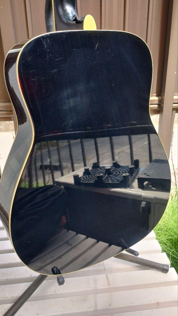 超美品 YAMAHA FG-720S BK ホール＆コンタクトPU付きエレアコ