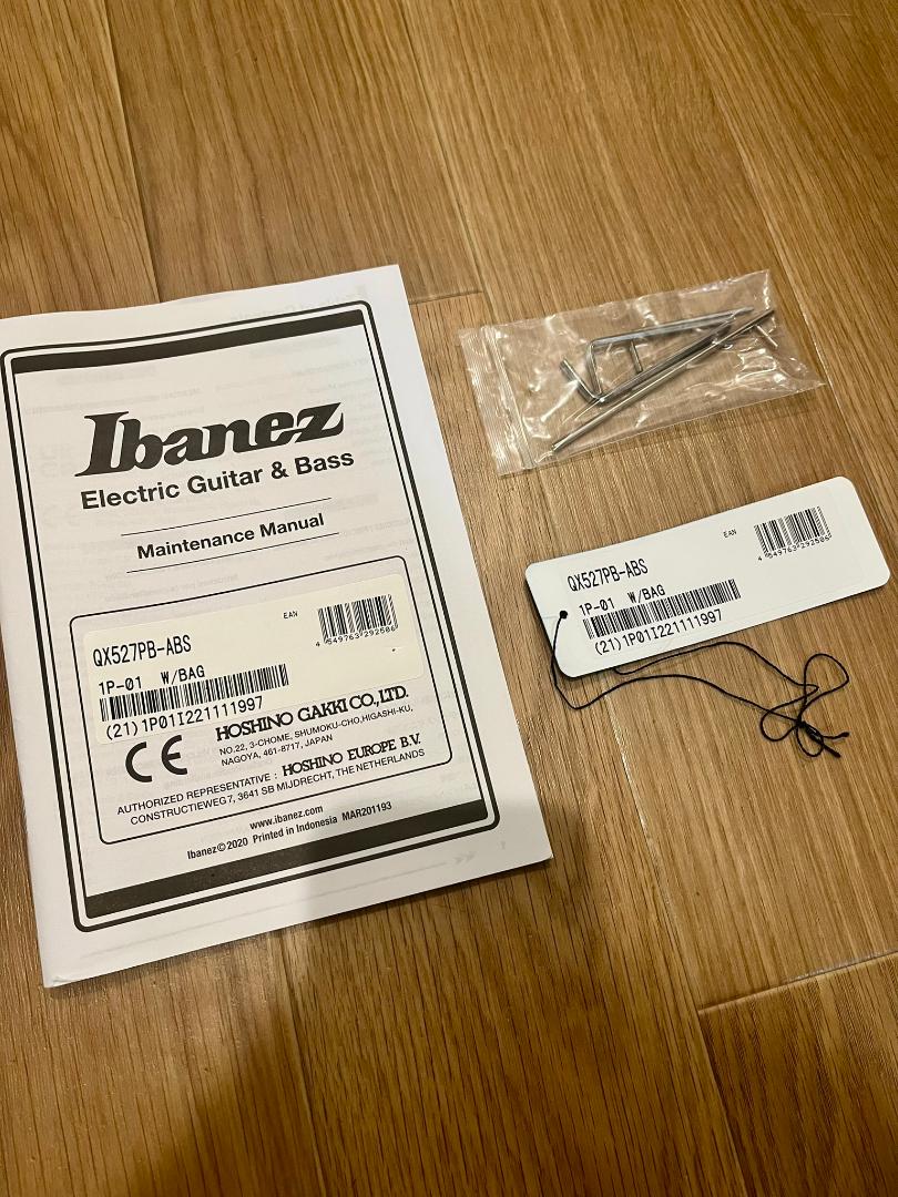 イケベ楽器購入 Ibanez QX527PB-ABS 7弦エレキギター