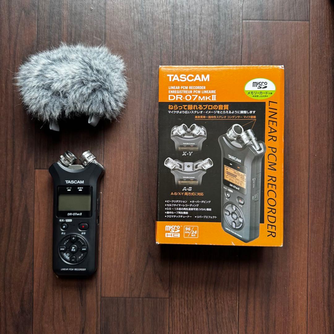 タスカム TASCAM DR-07MKII リニアPCMレコーダー