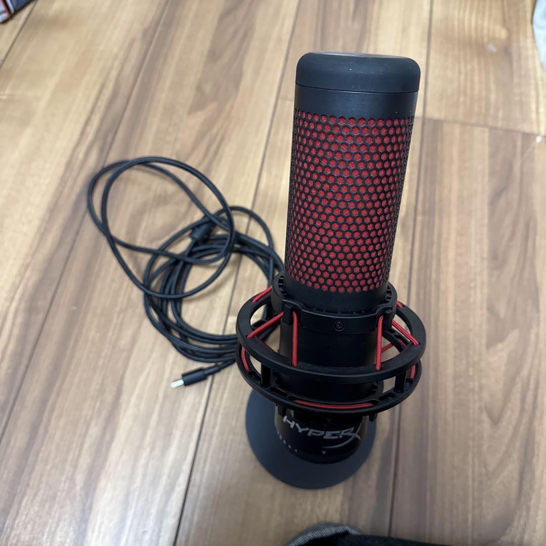 HYPERX コンデンサーマイク 黒と赤 DPMJmp