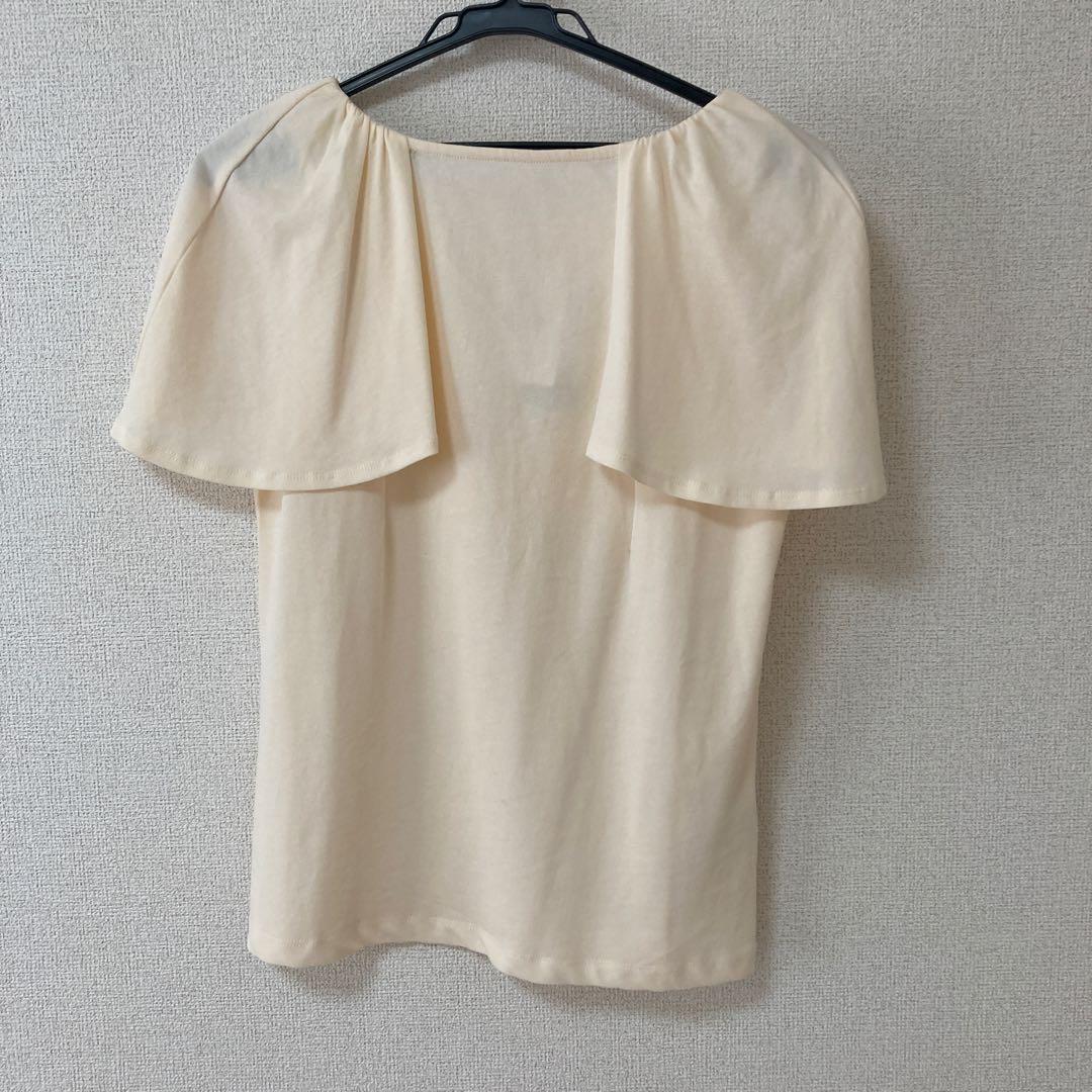 未使用新品　IENAクリアコットンフリルトップス IENA - 未使用品 IENA クリアコットンフリルトップス の通販 by