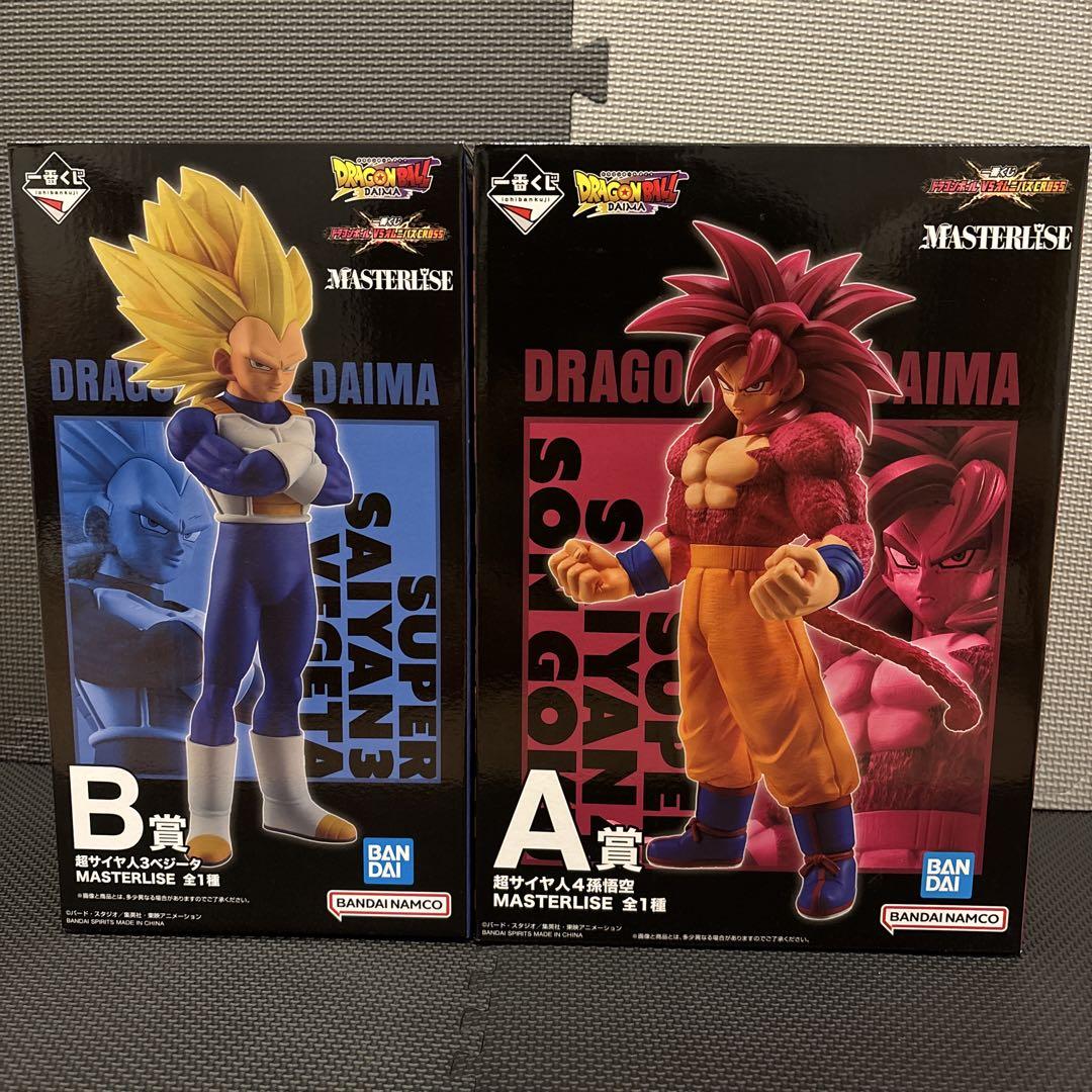 【新品未開封】1番くじ ドラゴンボール A賞 B賞 孫悟空4 ベジータ3 セット