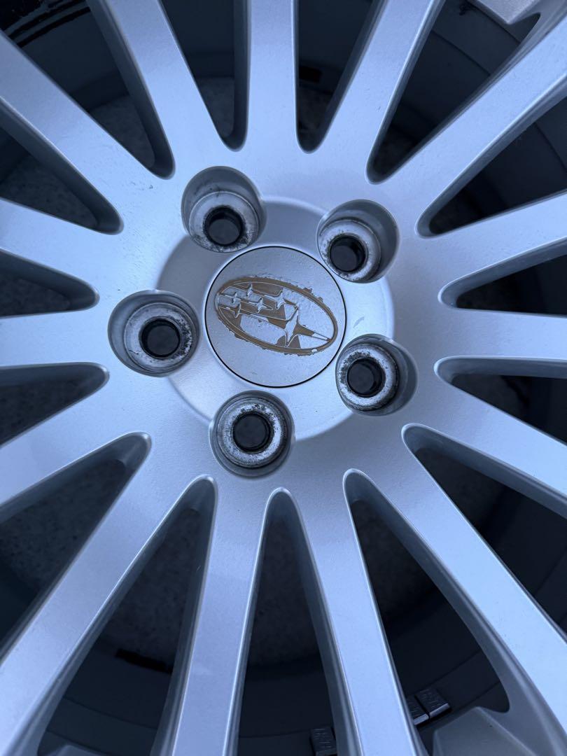 ブリジストンREGNO GRV Ⅱ 225/45/18 4本 スバル純正ホイール