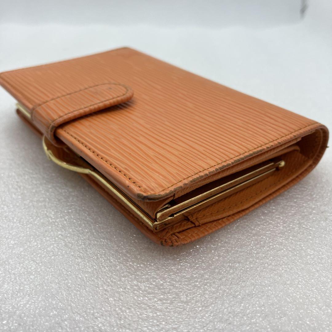 LOUIS VUITTON　ヴィトン　二つ折り財布　がま口　エピ　1964 LOUIS VUITTON ルイヴィトン 二つ折り財布 がま口
