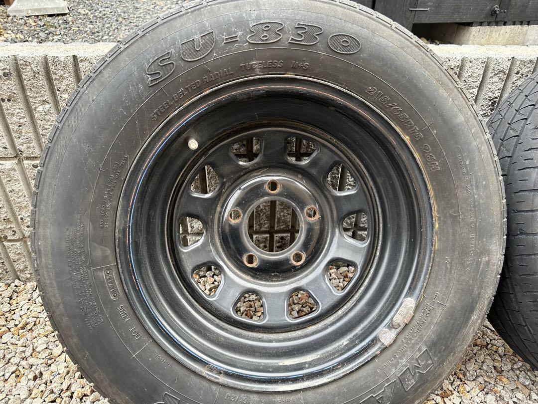 215/65R15 スチールホイール 4本セット