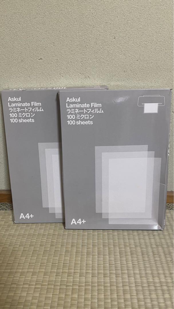 ４本ローラーラミネーターL４１３Ａ３　Ａ３対応  フィルム A4+  A3+付き