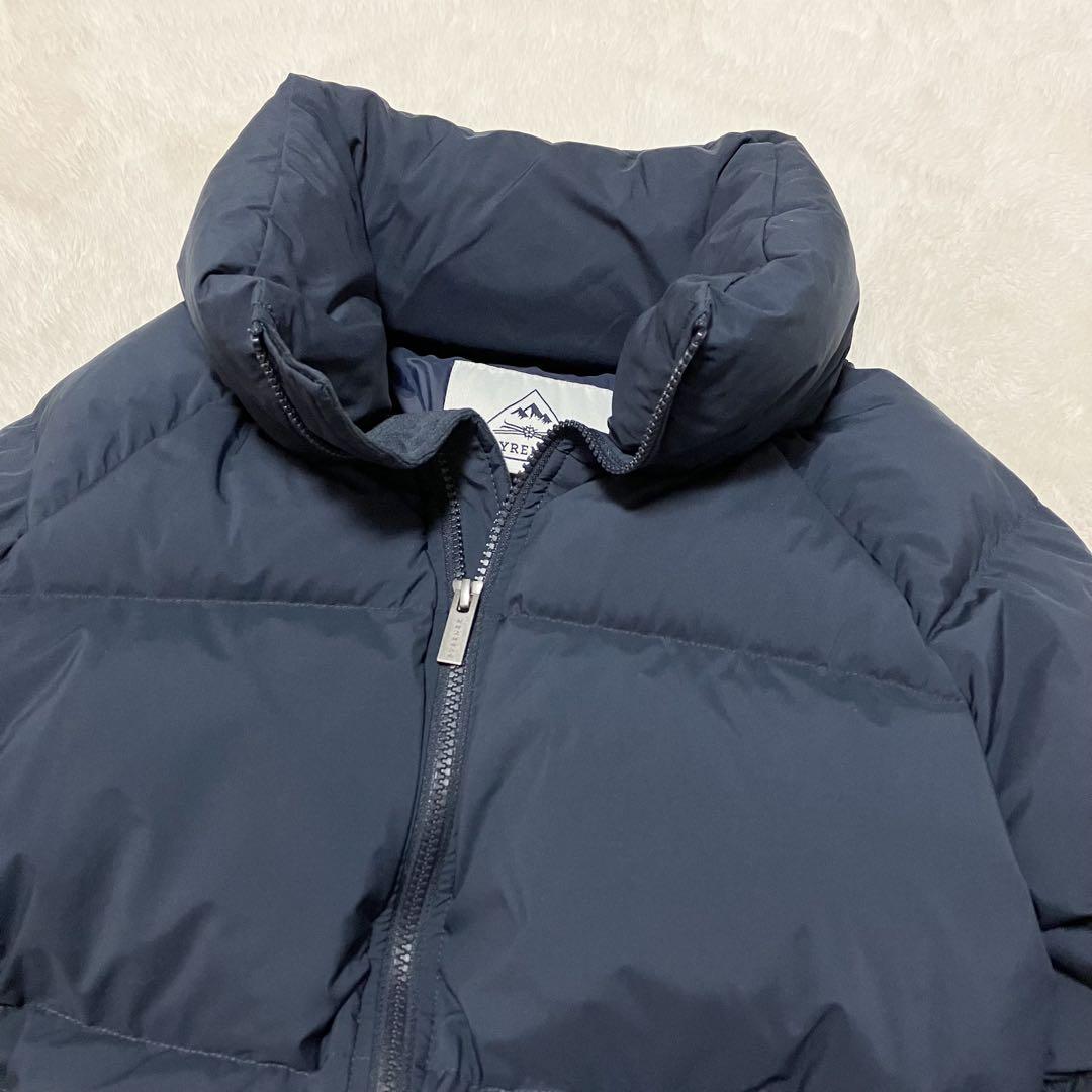 美品 PYRENEX ダウン コート BARROW 36 ピレネックス ネイビー