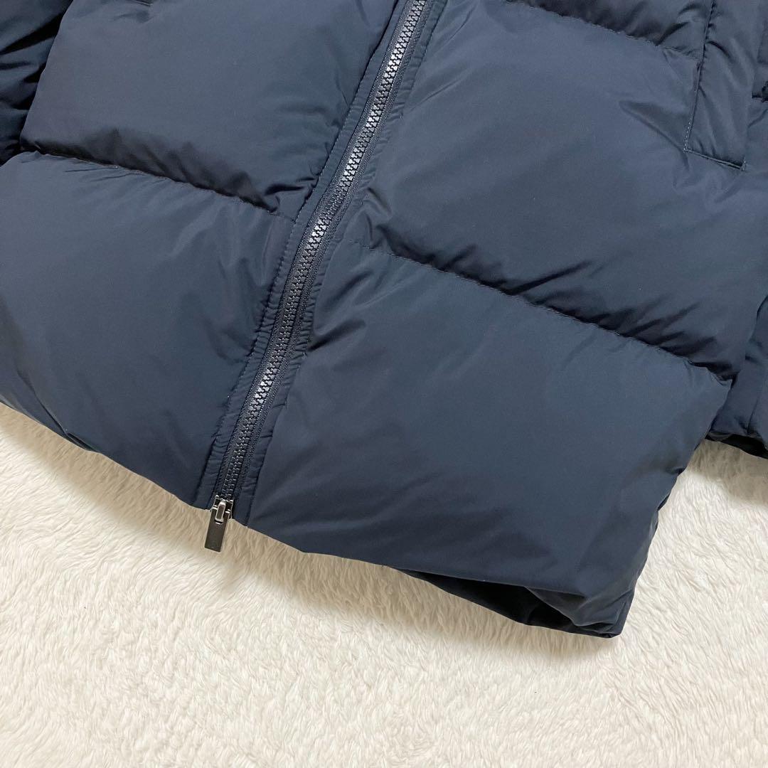 美品 PYRENEX ダウン コート BARROW 36 ピレネックス ネイビー