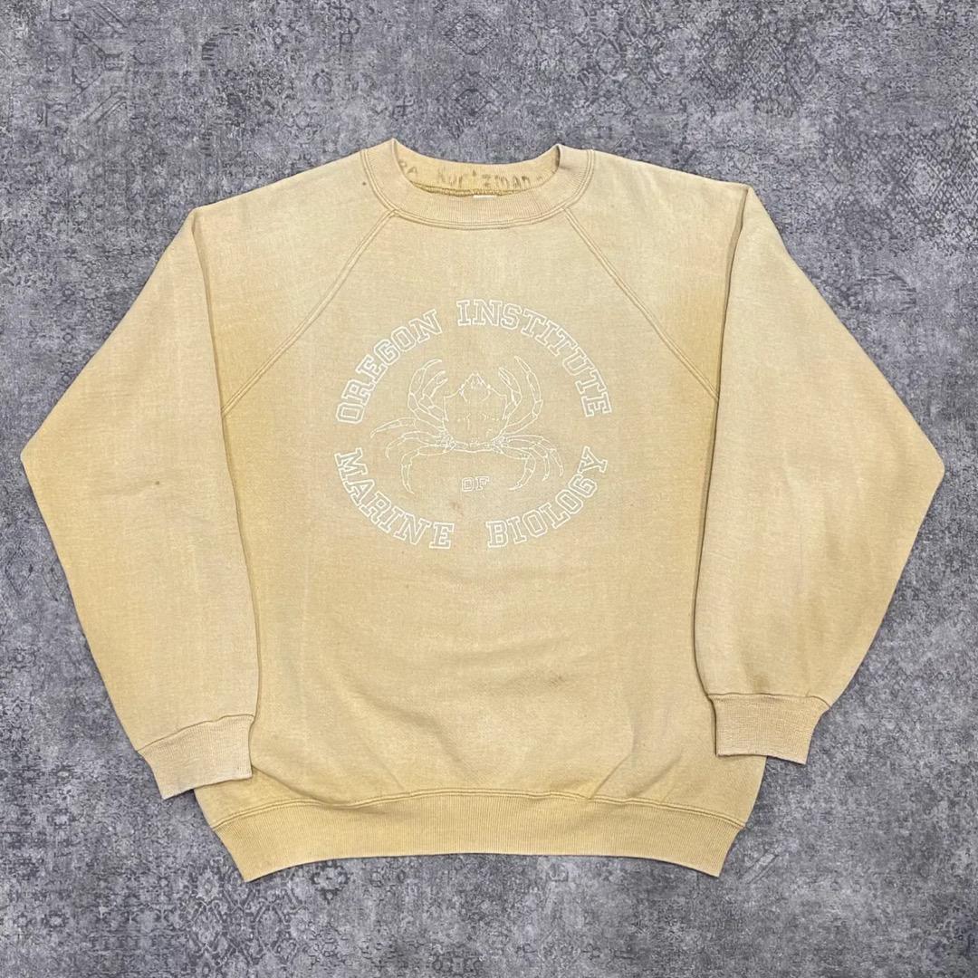 60s KODEL オレゴン ラグラン スリーブ スウェット フェード