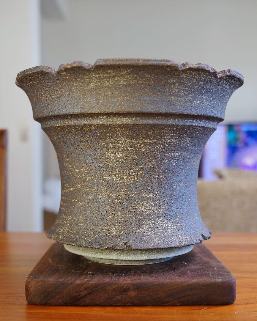 最終値下げ】陶器植木鉢 作家鉢 ハンドメイド 塊根植物XXLサイズ