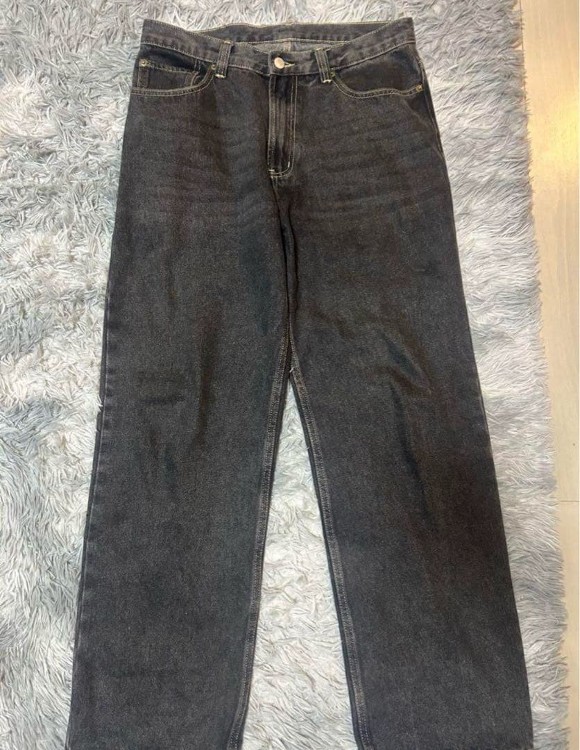 BELVET Black denim jacket set up