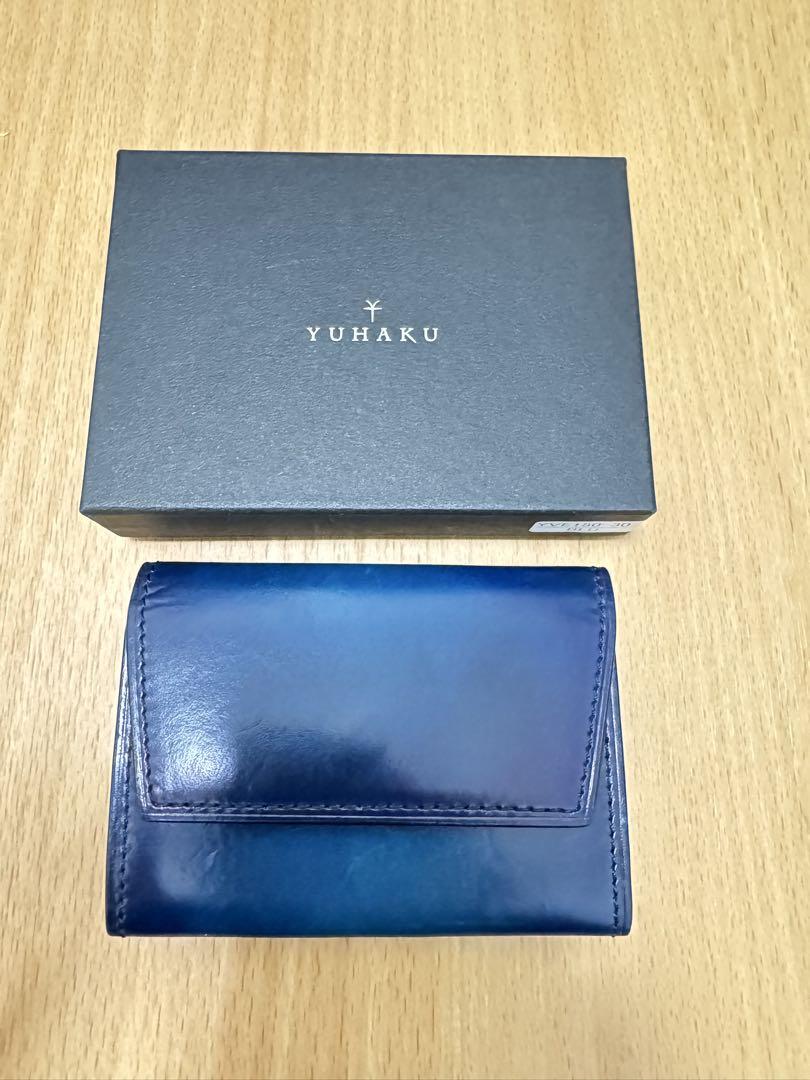 yuhaku ミニウォレット コインケース YVE150 ブルー - メルカリ