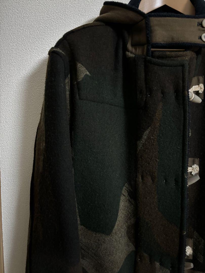 Nigel Cabourn リバーシブルダッフルコート 迷彩×ネイビー 48 Nigel Cabourn リバーシブルダッフルコート 迷彩×ネイビー 48