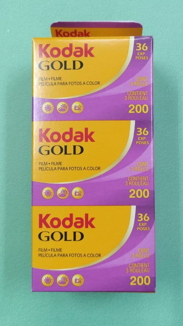 コダック Kodack Gold200- 36枚撮 ネガフィルム 3本パック | www
