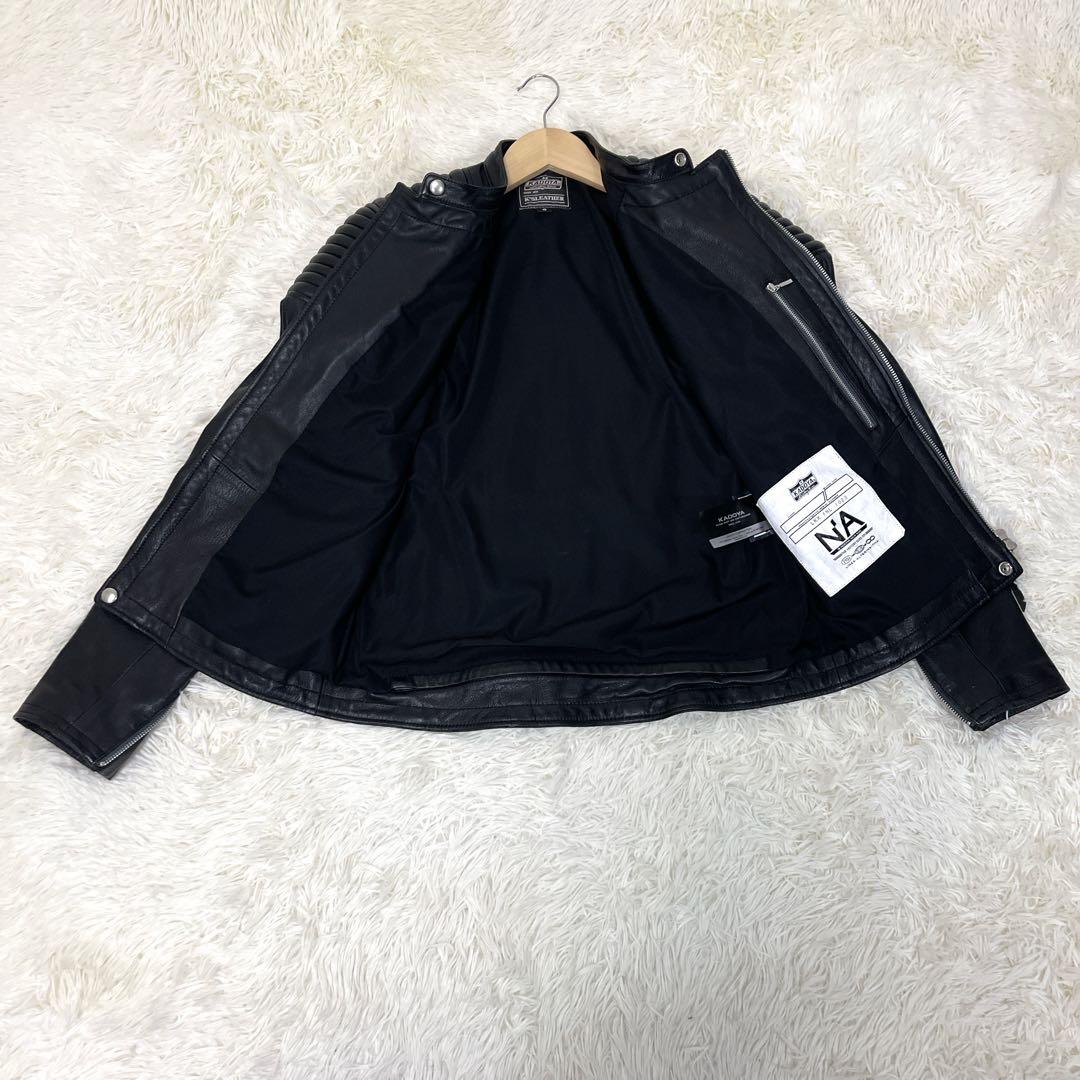 KADOYA カドヤ シングルライダース FENNEL ブラック 極美品