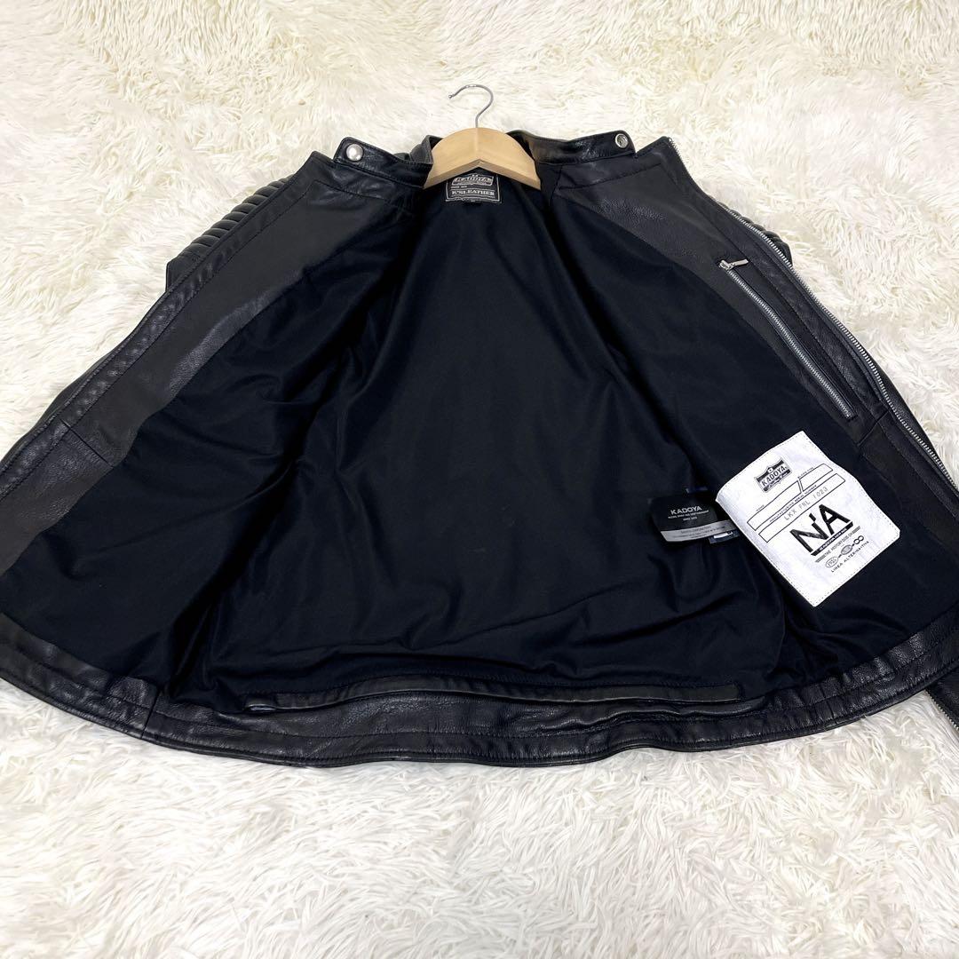 KADOYA カドヤ シングルライダース FENNEL ブラック 極美品