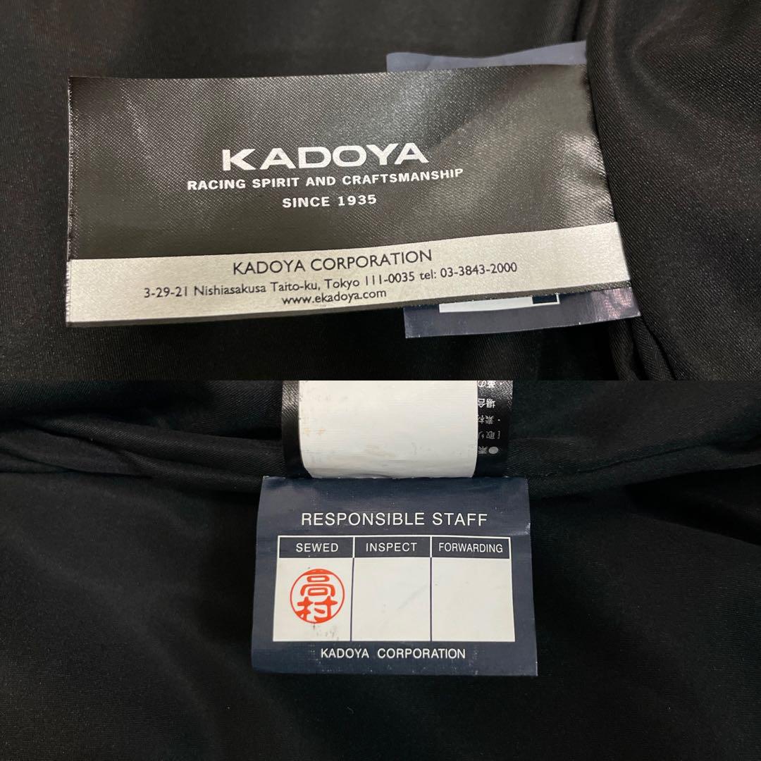 KADOYA カドヤ シングルライダース FENNEL ブラック 極美品