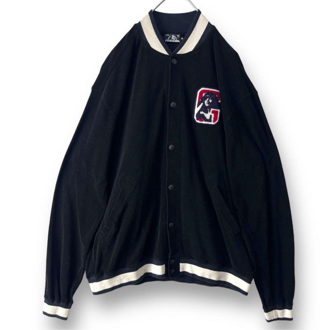 HYSTERIC GLAMOUR スタジャン Mサイズ Hysteric Glamour スタジャン M ブラック - メルカリ