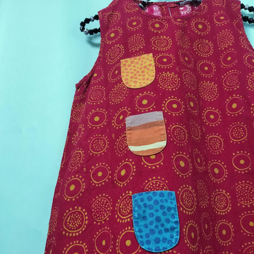 2枚セット　marimekko イロイネンタッキ ハッピードレス  100cm marimekko イロイネンタッキ ハッピードレス - メルカリ