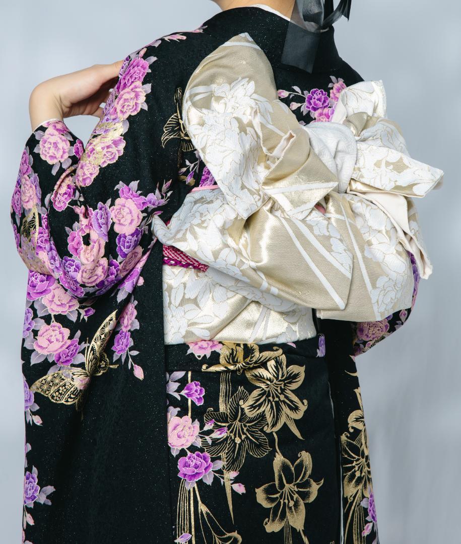 ≪美品≫正絹 振袖9点フルセット【549】【145cm~155cmの方用】