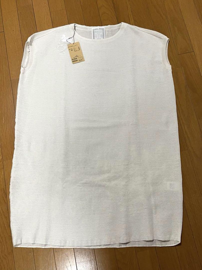 ringo♡♡様用　Beardsley後ろ刺繍リネンニットチュニック Beardsley後ろ刺繍リネンニットチュニック【アイボリー】