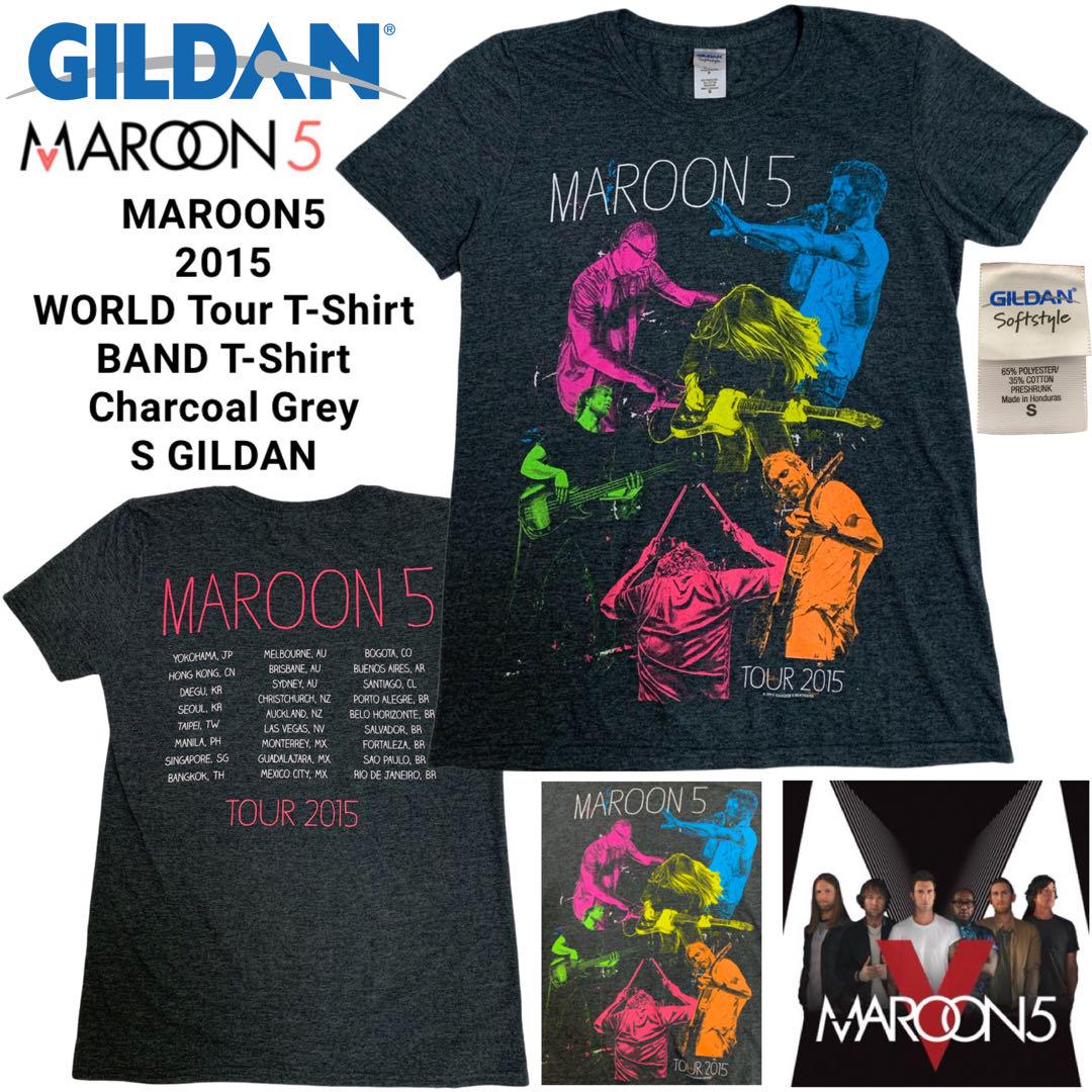 MAROON5 マルーンファイブ 2015 WORLD TOUR T-Shirt