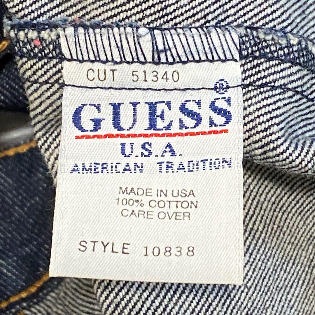 USA製✨GUESS【M】デニムジャケット/ヴィンテージ ジージャン/Gジャン