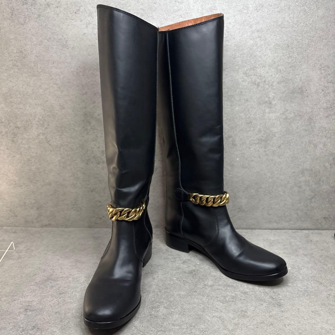 新品!see by chloe シーバイクロエ チェーンバックル ロングブーツ 新品!see by chloe シーバイクロエ チェーンバックル ロングブーツ