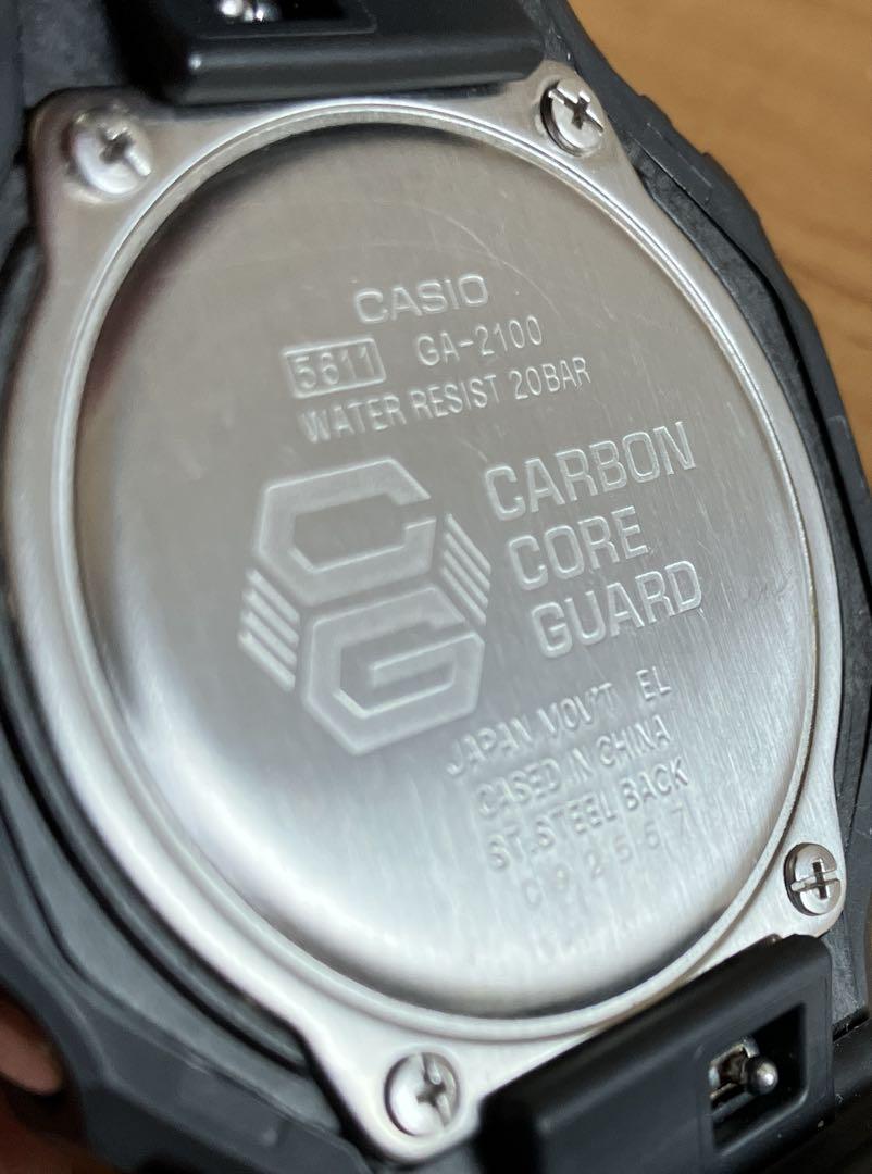 美品　G-SHOCK GA-2100 ブラック　GA2100
