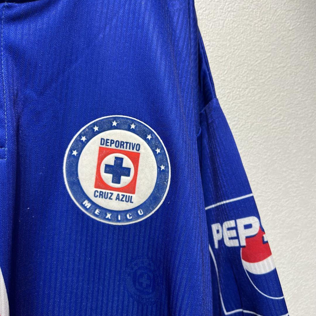 【US規格】希少 FILA DEPORTIVO CRUZ AZULサッカーシャツ