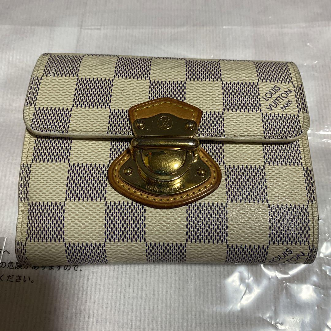 ルイヴィトン　アズール　折り財布