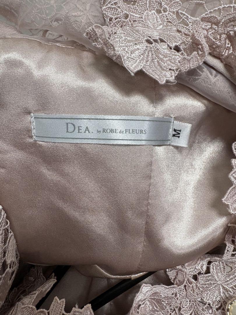 DEA by ROBE de FLEURS 薄いピンク レースドレス M