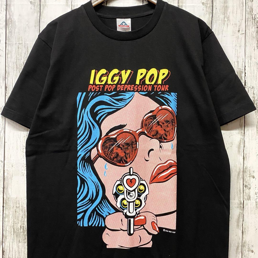 イギーポップ　IGGY POP ツアーTシャツ Lサイズ イギー・ポップ Iggy Pop 音楽Tシャツ ロックTシャツ バンドT