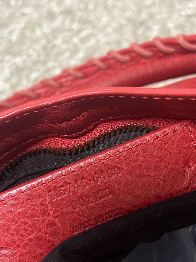 BALENCIAGA ハンドバッグ　赤