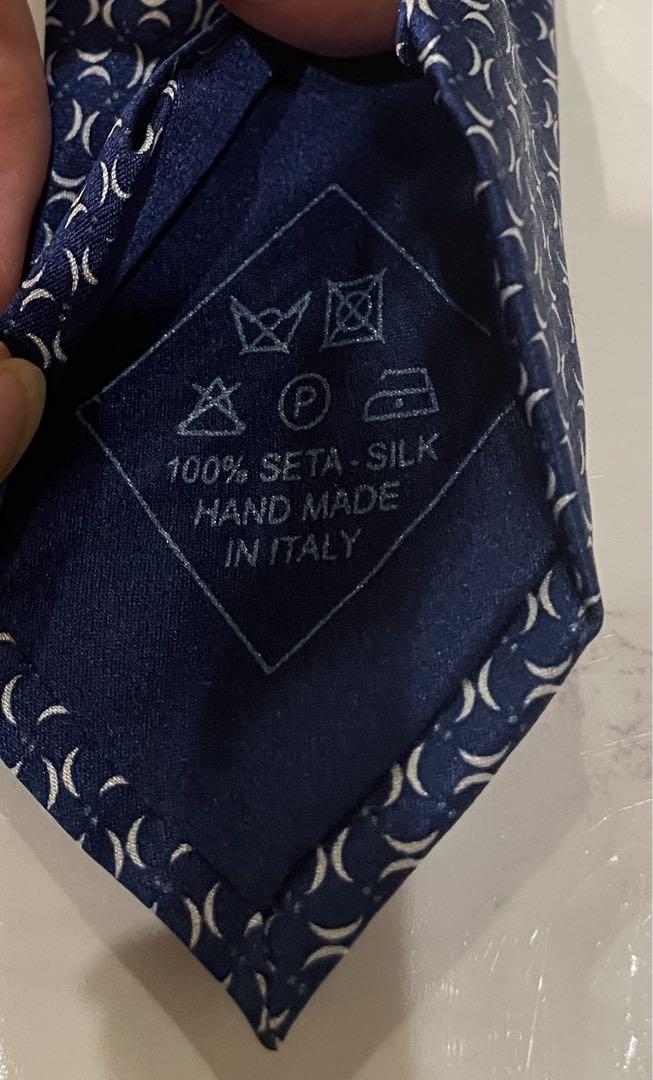 ブリオーニ ネクタイ ネイビー Italy製 美品