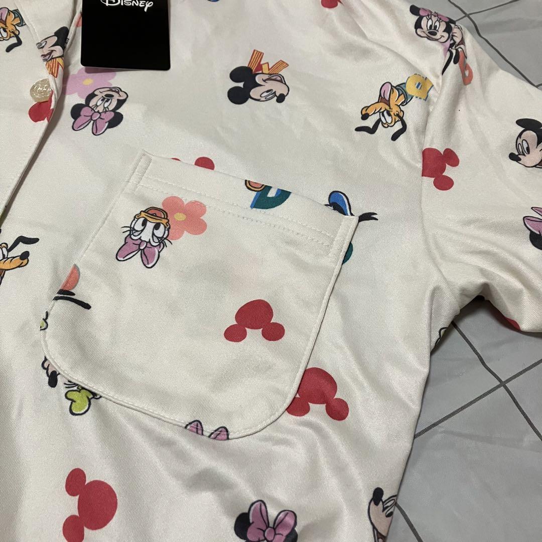 ディズニー ミッキー ミニー パジャマ 半袖 上下 セット ルーム