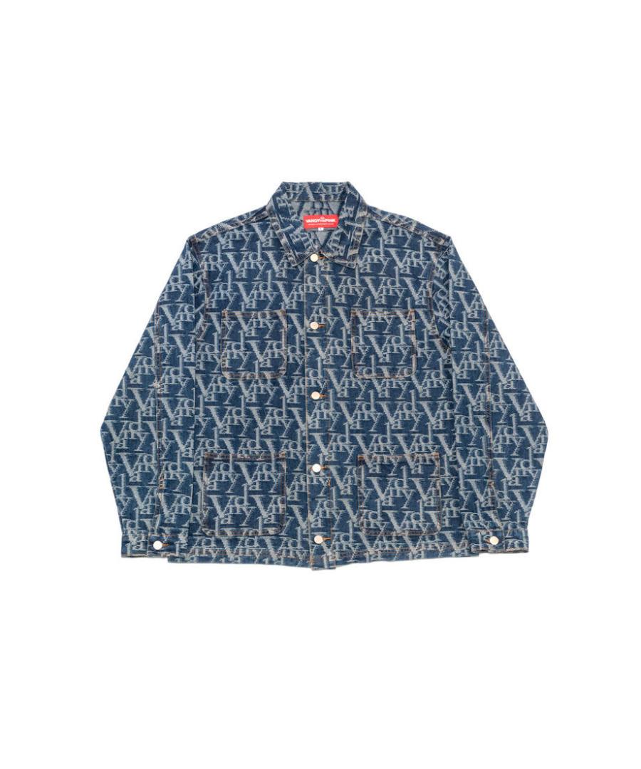 VANDY THE PINK jacquard denim デニムジャケット P7BIo-m86405048893 爆買い通販