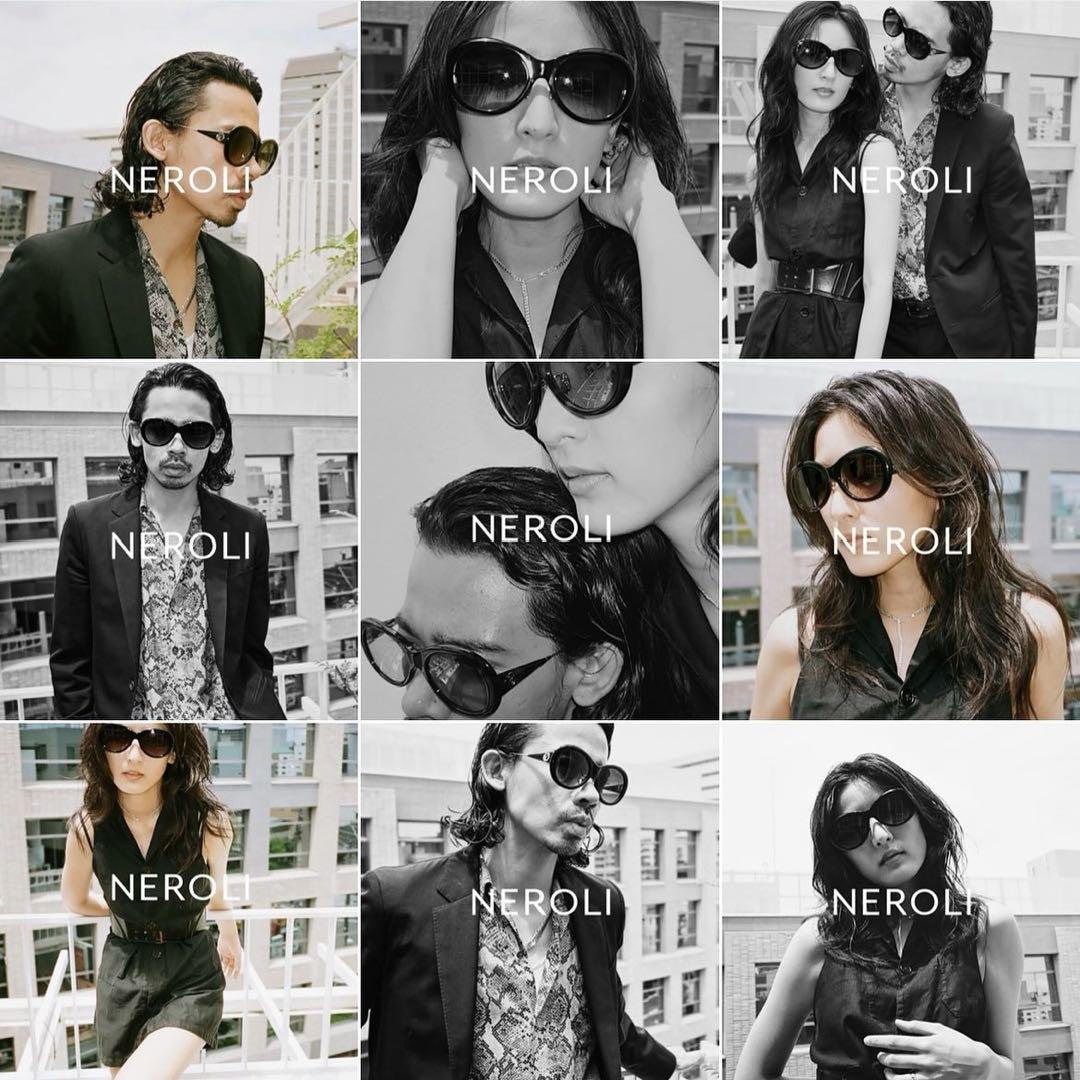 藤井夏恋 NEROLI × INARI EYEWEAR サングラス ブラック - メルカリ