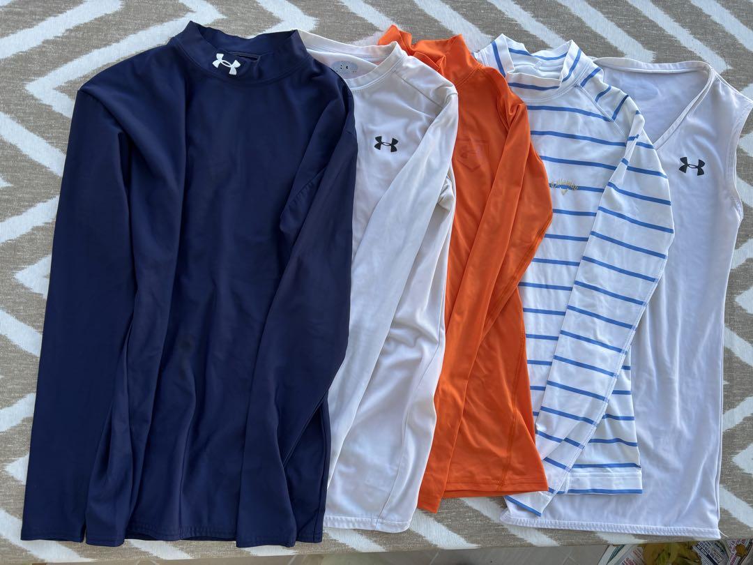 Under Armour アンダーアーマー　アンダーシャツ SMからM 計5枚 5,000円