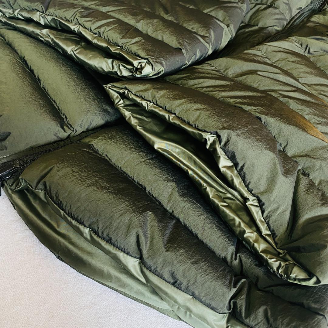 美品】TATRAS マーレ ダウン グリーン 1サイズ ナイロン 美品】TATRAS マーレ ダウン グリーン 1サイズ ナイロン