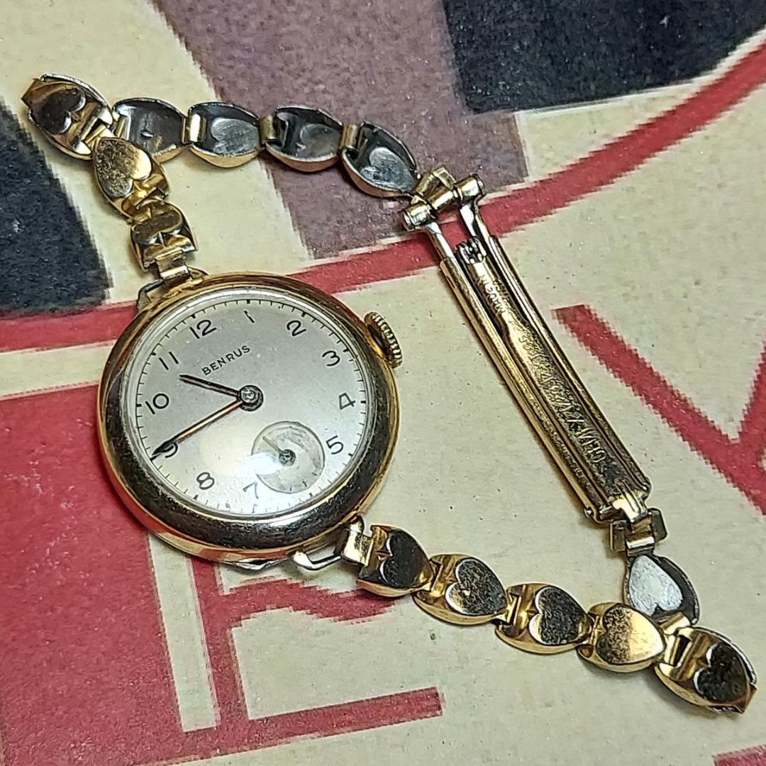 アンティーク 1950年代 Benrus ゴールド レディースドレス