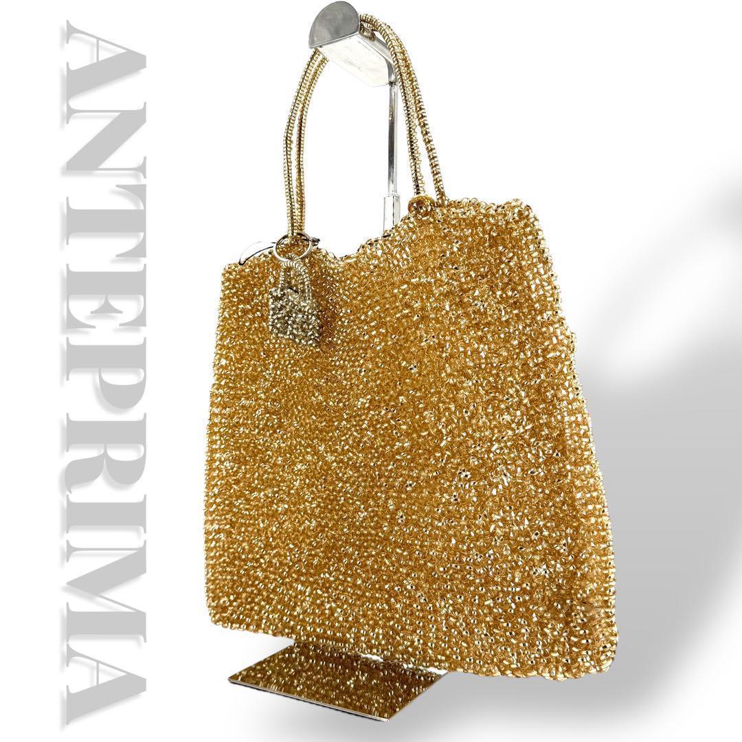 美品✨ ANTEPRIMA ワイヤーバッグ トートバッグ 肩掛け オレンジ ANTEPRIMA アンテプリマ ワイヤーバック トートバッグ ワイヤー
